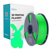 3D spausdintuvo siūlas Sunlu PLA Glow FG 1.75 mm 1 kg, šviečiantis tamsoje, žalias