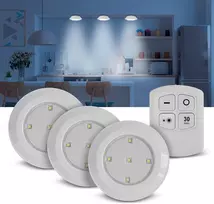 3X Led lemputės su pulteliu