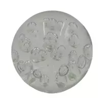 Stiklinė dekoracija „Burbulų gaublys“ – 9×9 cm