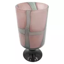 Stiklinė dekoratyvinė vaza, 14×30 cm