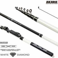 Teleskopinė meškerė AKARA WHITE DIAMOND MF TX-20, 2,10 m, 5-25 g (WD-210MF)