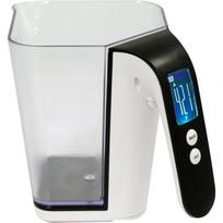 Lund virtuvės svarstyklės su indu 68364, 1200ml, 2000g, 1g, LCD, 24x37mm, taravimas, kietų ir skysčių matavimas