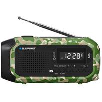 Blaupunkt avarinis radijas ER20GC SURVIVAL, PLL AM/FM, 87.5-108.0 MHz, 522-1620 kHz, 2000 mAh, USB-C, saulės panelė, dinamo