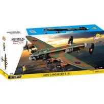 Cobi Avro Lancaster B. III konstrukcinis žaislas COBI-5759, 1:48, 1595 dalys, besisukantys propeleri, judanti važiuoklė