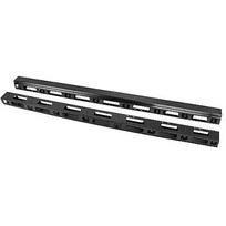 Lanberg kabelių valdymo skydas AK-1209-B, 2 vnt., 47U, 800 mm, vertikalus, plienas, 19" FF01/FF02 spintoms