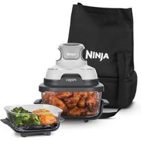 Ninja oro gruzdintuvė FN102EU, 1700 W, 3.8 l, 80-200 °C, 4-in-1, CleanCrisp stiklo indai, termostatas, nešiojama