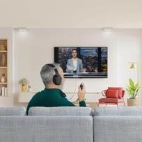 Hama ausinės 221846, 32 Ω, 6 m, 20 - 20000 Hz, 90 dB, juodos, TV, pasyvus triukšmo slopinimas, reguliuojamas galvos lankas