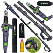 Wuber grandininis pjūklas W04372, 20 V, 20 cm, 5 m/s, 3/8" 9.53 mm, akumuliatorius, žalia, juoda