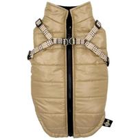 Pchełka Šunų drabužiai Tobiasz Beige DLPPCHGAL0126, XL, didelė veislė +45 kg, 201-499 g, krūtinė 50-54 cm, kaklas 36-39 cm