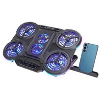 Rampage nešiojamo kompiuterių aušinimo stovas PROTE R6, 10-17", 6 ventiliatoriai, 2640 aps./min., 47 CFM, 22 dB, USB