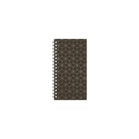 Kalendorius MIDI Spirex 2027, 95 x 170 mm, Pattern, ruda, kartonas