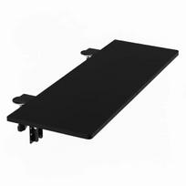 Ergonominė rašomojo stalo plokštė-priedas Spacetronik 69x24 cm, juoda