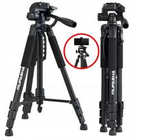 PROFESIONALUS FOTOGRAFINIS TRIKOJIS SU TELEFONO LAIKIKLIU, REGULIUOJAMAS, STABILUS, 150 cm