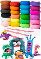 Piankolinas „Toys“ – polimerinis modelinas, sensorinė plastilino masė, 48 vnt.