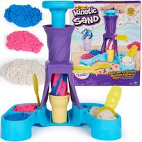 „Kinetic Sand“ kinetinio smėlio ledų kioskelis su ledų gaminimo stotele ir priedais
