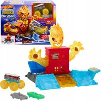 „Hot Wheels Monster Trucks Arena Smashers“ trasa „Ugnies bokštas“ su 3 automobiliais