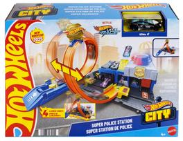 HOT WHEELS CITY Netflix Let's Race policijos nuovados trasa „Super kilpa“
