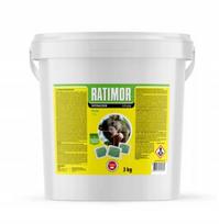 RATIMOR DIFENAKUM – pasta nuo pelių ir žiurkių, nuodingas masalas paketėliuose, 3 kg