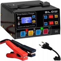 Automatinis BLOW automobilio akumuliatorių įkroviklis su regeneravimo funkcija, 12 V / 24 V