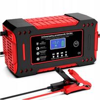 Automatinis išmanusis akumuliatorių įkroviklis su LCD ekranu, 12 V, 6 A
