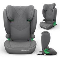 KINDERKRAFT JUNIOR FIX automobilinė kėdutė, 100–150 cm, 15–36 kg, i-Size, ISOFIX, pilka
