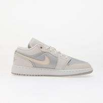 Air Jordan 1 Low SE Kids Off White/ Lt Smoke Grey-Soft Pearl - Dydis 4.5Y (IO2060-100 Laisvalaikio batai)