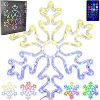 Dekoratyvinis Kabamasis Snigo Plokštelė 31,5 X 36 Cm 60 Led Rgb Laikmatis Usb