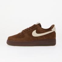 Nike Air Force 1 '07 Suede Cacao Wow/ Soft Pearl-Team Green - Dydis 40 (IQ0136-200 Laisvalaikio batai)