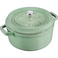Staub Round Cast Iron Pot - 2.6 ltr, Mint