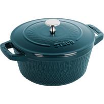 Staub Round Cast Iron Pot - 2.3 ltr, Marine