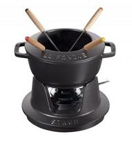Fondue set Staub 16 cm, Black