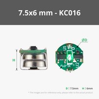 Single LED Magnetic Control Switch Light Green KC016
