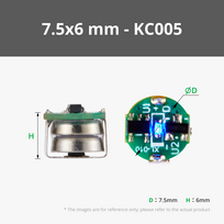 Single LED Magnetic Control Switch Light Blue KC005
