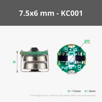 Single LED Magnetic Control Switch Light White KC001
