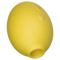 Lemon Squeeze - citrinos formos klitorio čiulptukas vibratorius (geltonas)