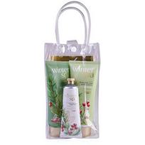 Winter Spa Set - Dárková sada koupelové péče v průhledné taštičce