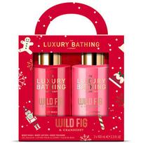 Bath Care Trio ( Fík & Brusinka ) - Dárková sada péče o tělo ( 3 ks )