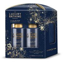 Sparkling Pear Shower Set ( Hruška & Santalové dřevo ) - Dárková sada péče o tělo ( 3 ks )