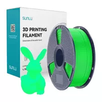 Sunlu PLA Glow In The Dark (žalias) universalus filamentas