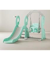 3-in-1 Children’s Slide and Swing Set inSPORTline Astrolino - Mėlyna