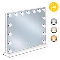 Kosmetinis LED makiažo veidrodis ModernHome 58x48.5 cm, 15 lempučių
