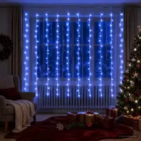 Užuolaidų girlianda 200 LED Mėlyna 300 x 200 cm