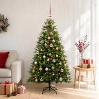 Dirbtinė Kalėdų eglutė su burbulais 120 cm 150 LED Šilta balta