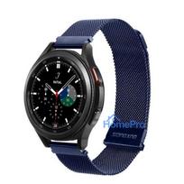 DUX DUCIS strap MILANESE stainless steel magnetic 20 mm blue