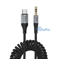 Cable AUX Jack 3,5 mm to USB C Hoco 1,5 m UPA33B black