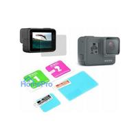 Xrec 2in1 Set Lens Cover + LCD Screen For Gopro Hero 7 6 5 Black