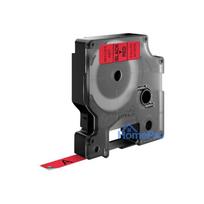 Label Tape - Dymo 40917 D1 Polyester Red Black