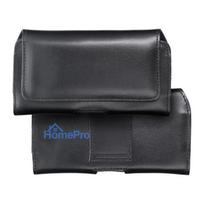 Horizontal Leather Belt Phone Pouch for iPhone 13 Pro Max / 14 Pro Max, Samsung Galaxy S21 Plus / S20 FE / A50 / A51 5G,