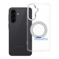 Case for Samsung A37 Frame Circle Stand compatible with MagSafe transparent