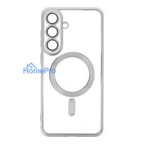 Case for Samsung S26 FE Electro Mag Cover compatible with MagSafe silver